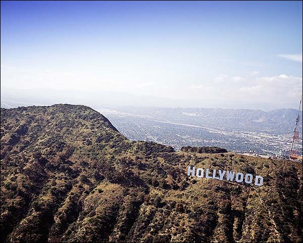 Hollywood Sign Overlooking Los Angeles, CA Photo Print for Sale