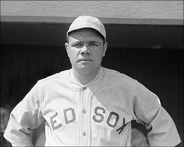 Baseball Player Babe Ruth Portrait Photo Print for Sale