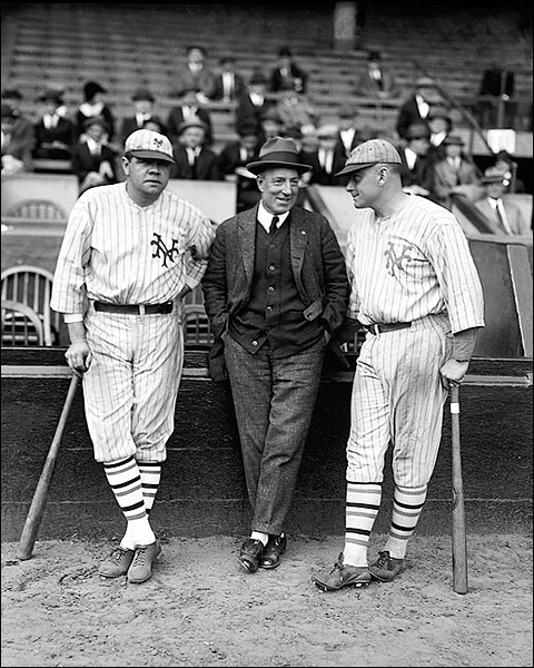 Babe Ruth, Jack Bentley & Jack Dunn Photo Print for Sale