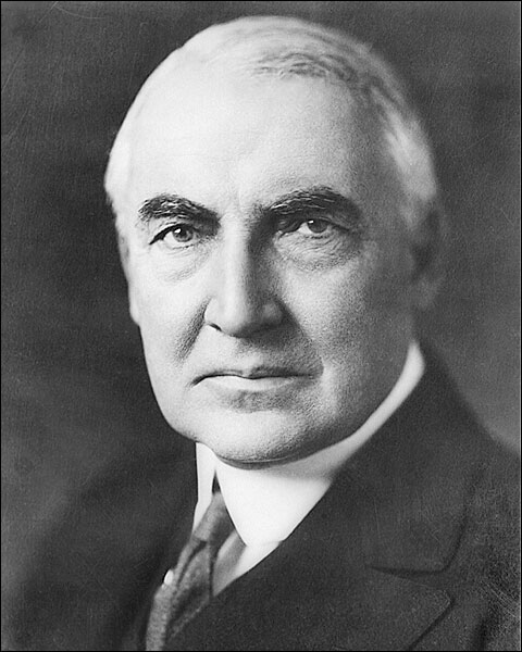 President Warren G. Harding Portrait Photo Print for Sale