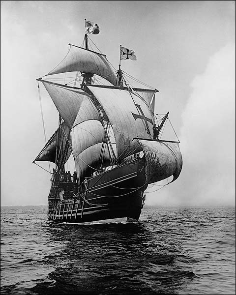 Replica of Christopher Columbus Ship Santa Maria Photo Print for Sale