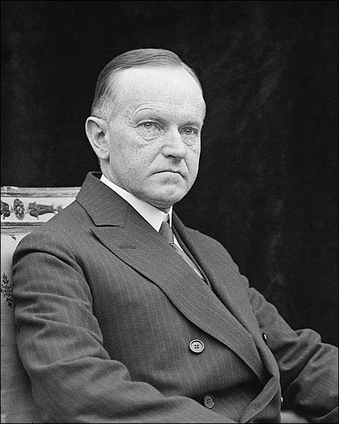 President Calvin Coolidge Portrait 1924 Photo Print for Sale