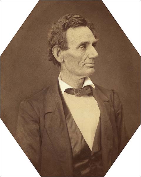 Abraham Lincoln Presidential Candidate Portrait 1860 Photo Print for Sale