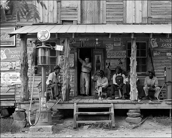 Dorothea Lange Country Store on Dirt Road, North Carolina Photo Print for Sale