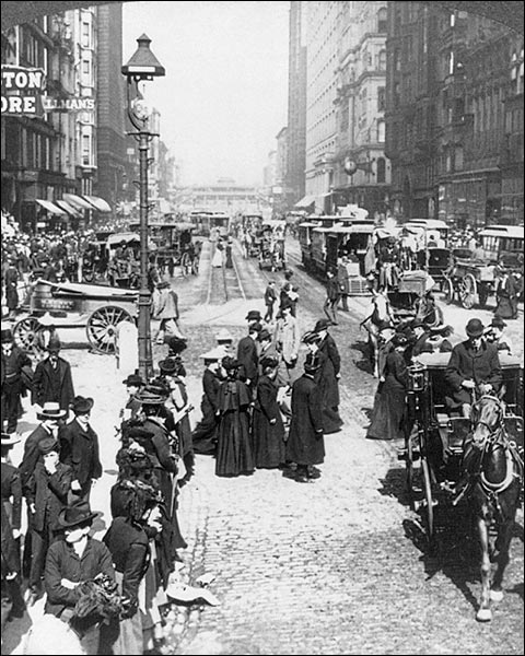 State Street in Chicago 1903 Photo Print for Sale