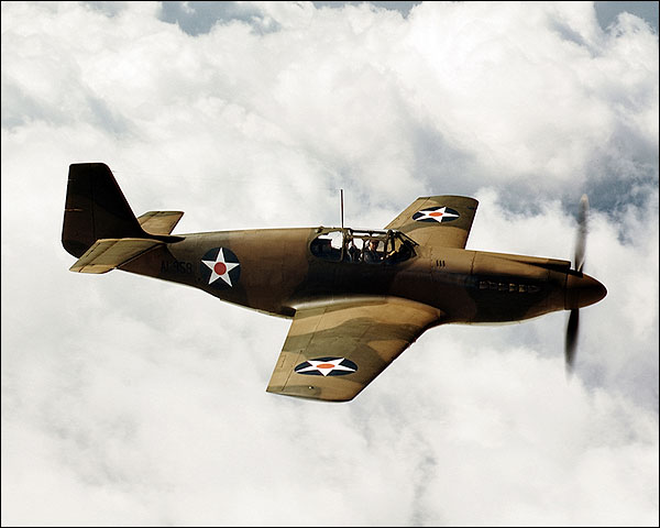 North American P-51 Mustang Fighter WWII Aircraft Photo Print for Sale