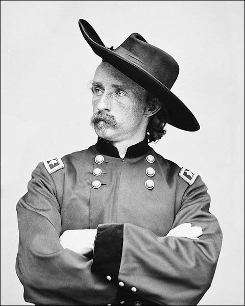 Civil War General George A. Custer Portrait Photo Print for Sale