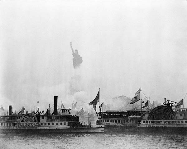 Statue of Liberty NYC Inauguration 1886 Photo Print for Sale