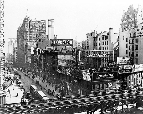 34th Street & 6th Avenue 1910 New York City Photo Print for Sale
