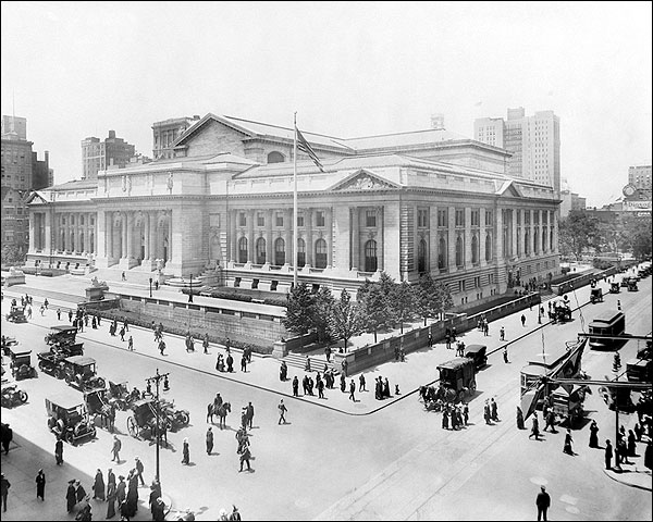New York Public Library 1914 New York City Photo Print for Sale