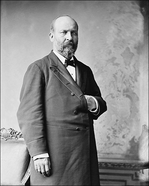 President James Garfield Portrait Photo Print for Sale