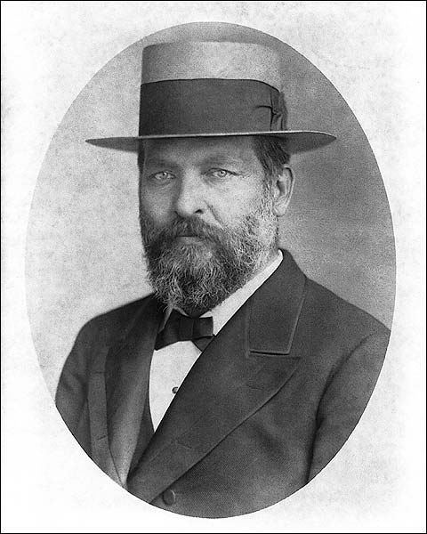 President James Garfield Portrait w/ Hat Photo Print for Sale