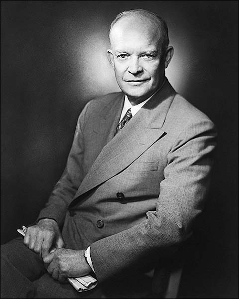 President Dwight D. Eisenhower Portrait Photo Print for Sale