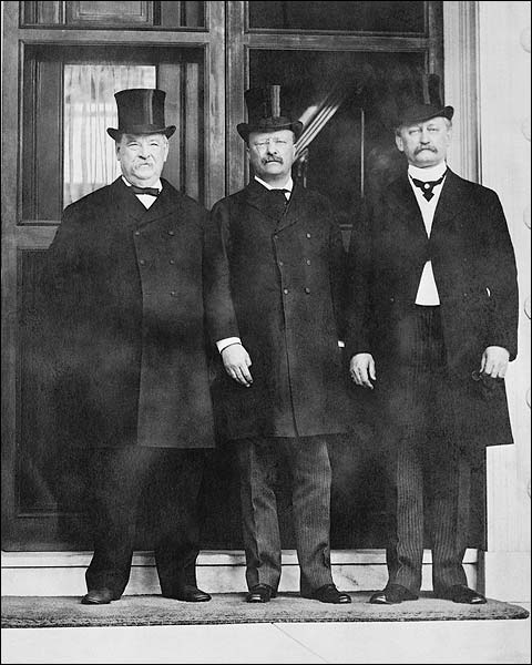 Pres. Grover Cleveland & Teddy Roosevelt Photo Print for Sale