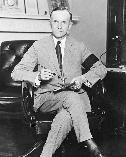 President Calvin Coolidge Portrait, 1923 Photo Print for Sale