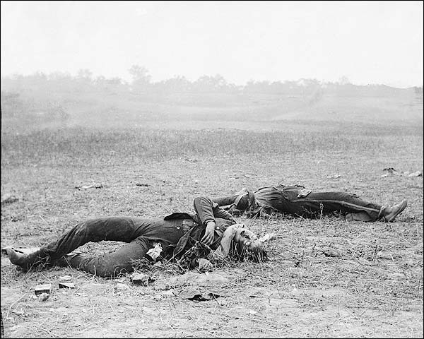 Civil War Confederate Casualties Antietam Photo Print for Sale