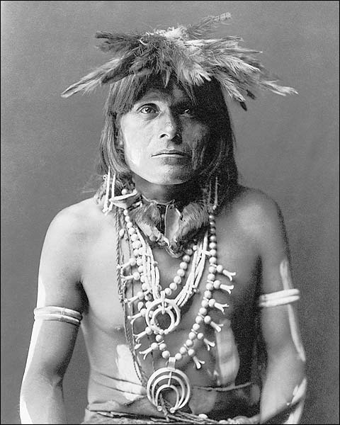 Indian Snake Chief Tev Gui Edward S. Curtis Photo Print for Sale