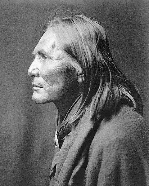 Apache Indian Edward S. Curtis Portrait Photo Print for Sale