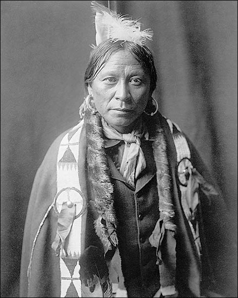 Jicarilla Indian Man Edward S. Curtis 1905 Photo Print for Sale