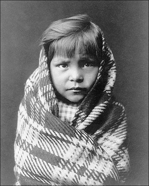 Navajo Indian Child Edward S. Curtis 1905 Photo Print for Sale