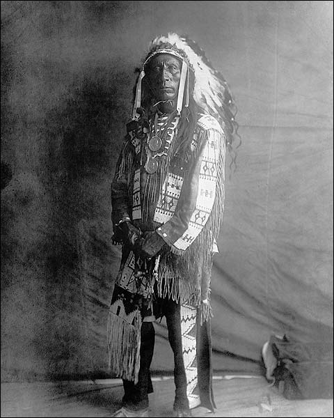 Oglala Sioux Indian Edward S. Curtis Photo Print for Sale
