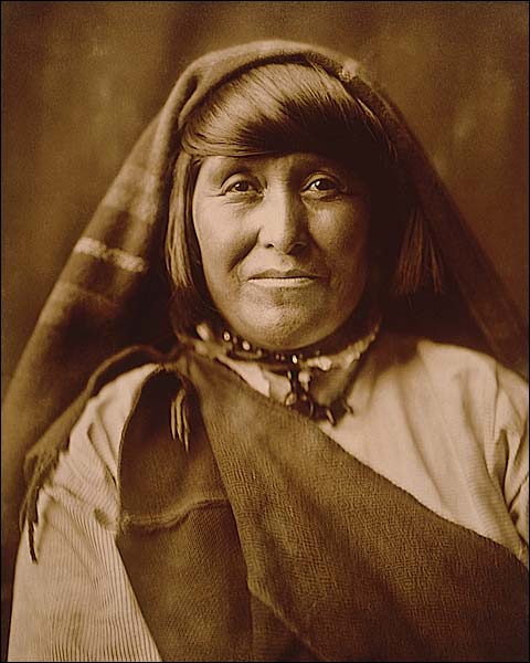 Acoma Indian Edward S. Curtis Portrait 1904 Photo Print for Sale