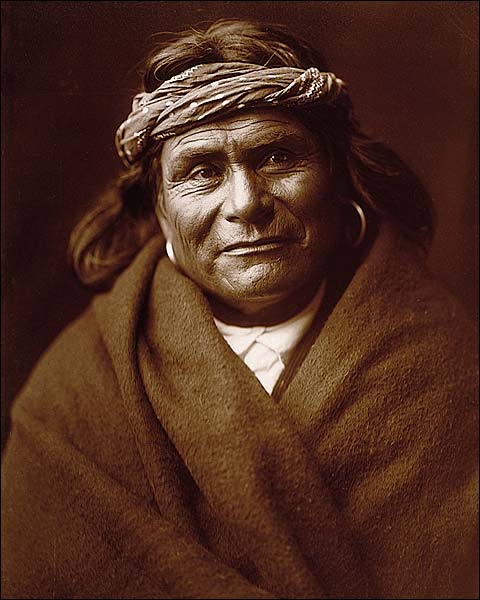 Acoma Indian Edward S. Curtis Portrait 1904 Photo Print for Sale