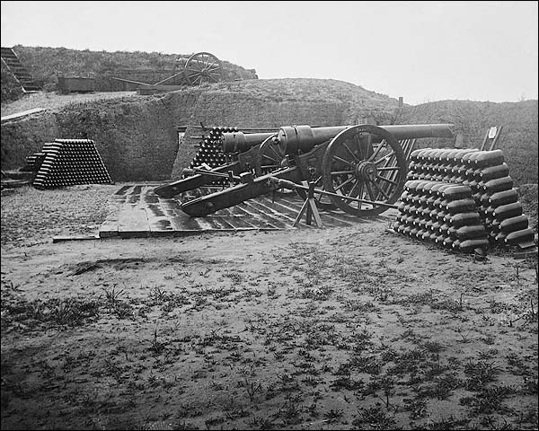Fort Putnam Cannons S.C. Civil War 1865 Photo Print for Sale