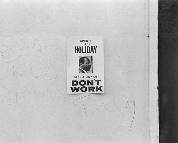Martin Luther King Anniversary Don't Work Photo Print for Sale