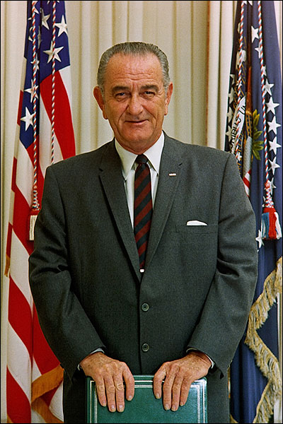 President Lyndon Johnson Color Photo Print for Sale
