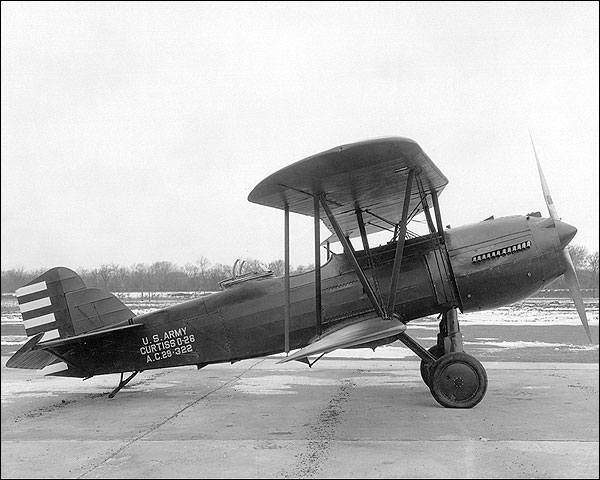 Curtiss O-26 Observation Aircraft Side View Photo Print for Sale