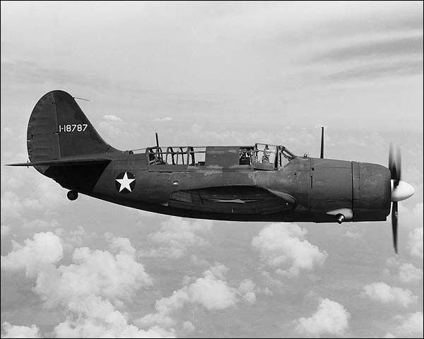 A-25A Shrike Curtiss SB2C Helldiver WWII Aircraft Photo Print for Sale