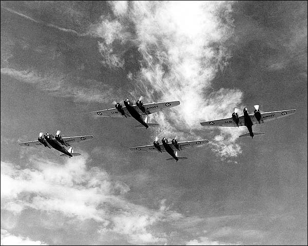 Martin B-12 Bomber Formation Photo Print for Sale