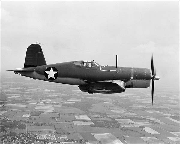 Vought F4U Corsair WWII Aircraft Photo Print for Sale