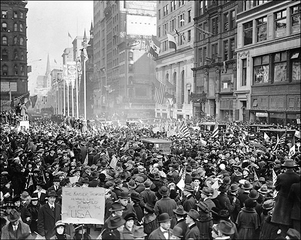 New York City Celebrates End of WWI Photo Print for Sale
