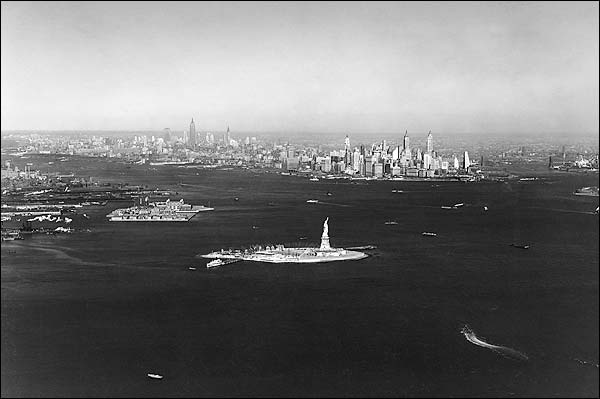 Statue of Liberty & Manhattan New York City Photo Print for Sale
