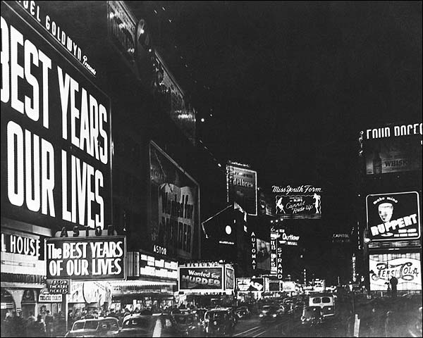 Times Square NYC  'Best Years of Our Lives' Photo Print for Sale
