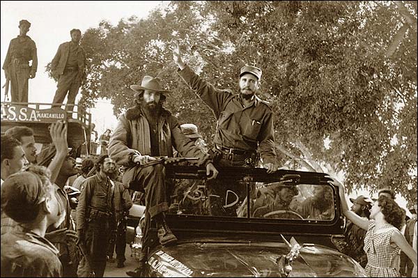 Camilo Cienfuegos & Fidel Castro in Havana Photo Print for Sale