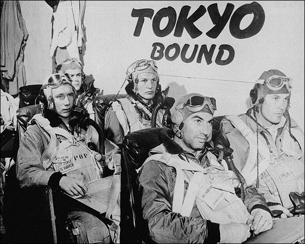 WWII Fighter Pilots Tokyo Bound Photo Print for Sale