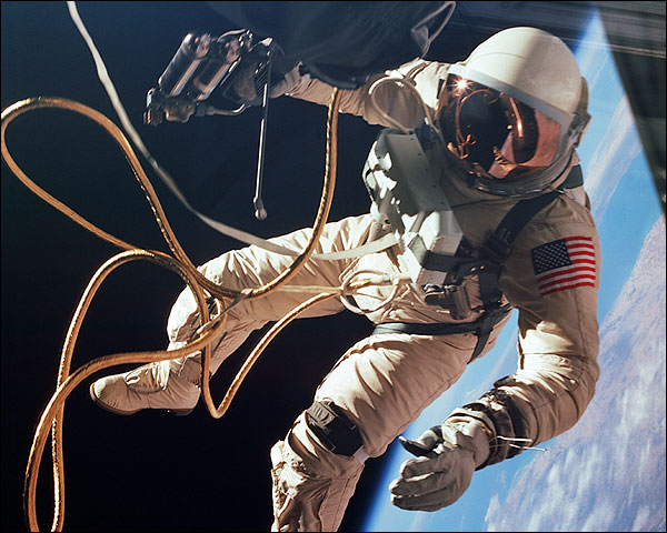 NASA Astronaut Ed White First American Space Walk Photo Print for Sale
