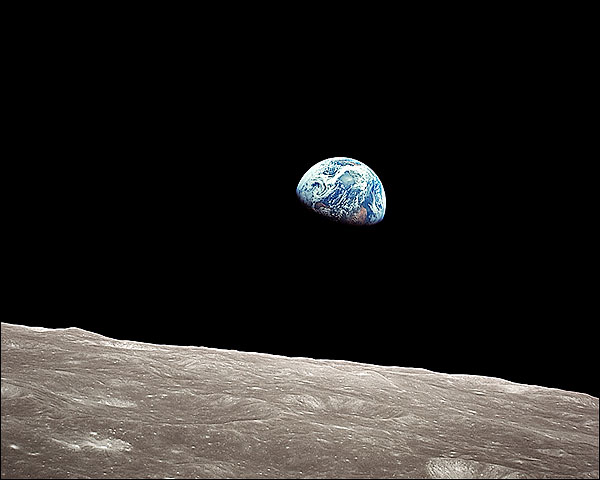 Apollo 8 Earthrise from the Moon Photo Print for Sale
