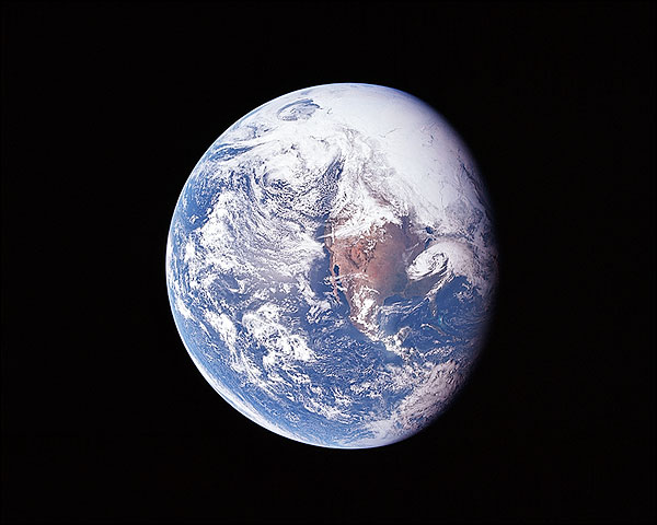 Apollo 16 Earth from Space Photo Print for Sale