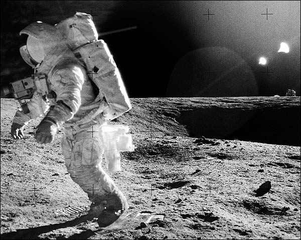Apollo 12 Alan Bean on Moon Photo Print for Sale