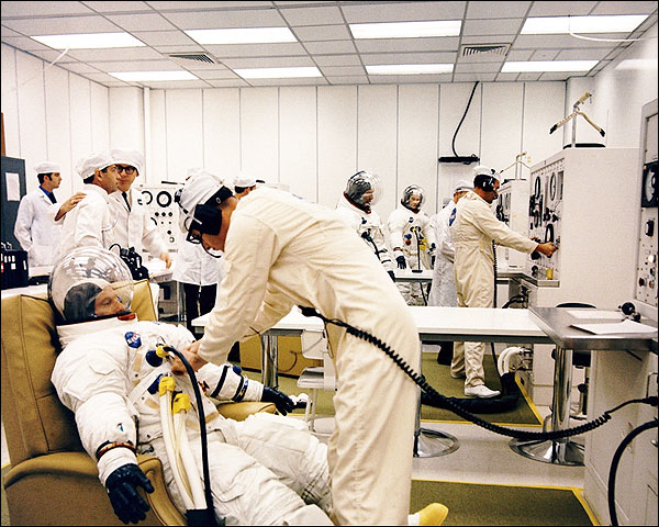 Apollo 12 Astronauts Spacesuits Photo Print for Sale