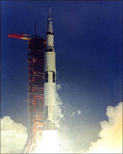 Apollo 12 Saturn Booster Liftoff Photo Print for Sale