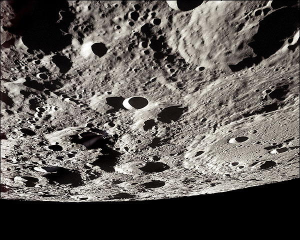 Lunar Craters from NASA Apollo 15 Mission Photo Print for Sale