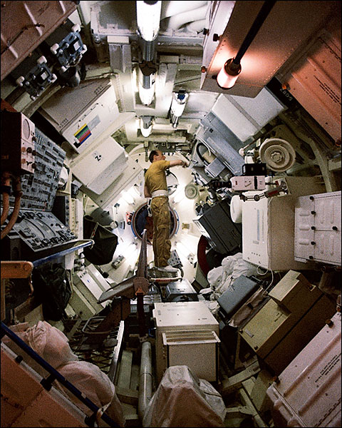 Astronaut Pete Conrad in Skylab Training Photo Print for Sale