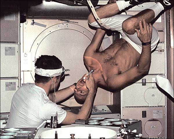 Skylab 2 Commander Pete Conrad Dental Exam Photo Print for Sale