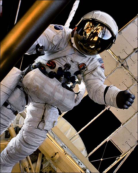 NASA Skylab 3 Astronaut Alan Bean EVA Photo Print for Sale