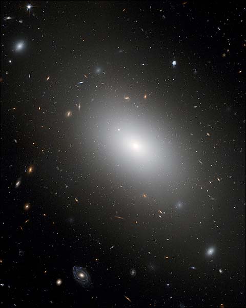 Hubble Space Telescope Elliptical Galaxy  Photo Print for Sale